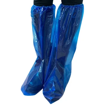 40 De Perechi Impermeabil Gros De Plastic De Unică Folosință Ploaie Pantof Acoperă High-Top Anti-Alunecare Pentru Femei Barbati