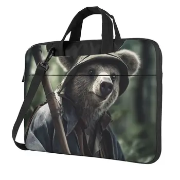Koala Geanta De Laptop De Vânătoare De Animale Personifica Pentru Macbook Air Pro Acer Dell 13 14 15 15.6 Notebook Caz Drăguț Impermeabil Serviete