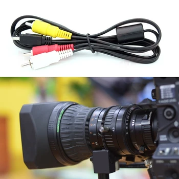 Înlocuirea AVC-DC400ST Stereo Video Cablu RCA Cablu pentru Canon Digital SLR aparat de Fotografiat 1D, 1D X, 500D, 550D