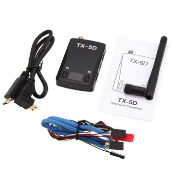 TX-5D 5.8 G 600MW 32CH 7-24V -Compatibil Și CVBS Audio Video Modulului Transmițător Pentru Gopro Hero 3 3+ 4 Instalare Ușoară