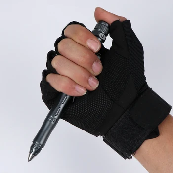 Multi-funcție Tactical Pen Auto-apărare Pen Instrument de Supraviețuire Card Magnetic de Control SwitchSWAT EDC Instrument LED Strobe Reîncărcabilă
