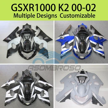 Personalizat gratuit Carenajele pentru SUZUKI GSXR 1000 K2 2000 2001 2002 Aftermarket Curse de Motociclete Carenajele GSXR1000 00 01 02