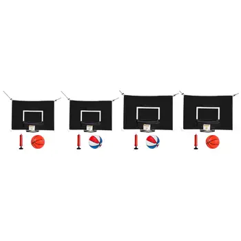Mini-Cos de Baschet pentru Trambulina Impermeabil Separatiste Rim pentru a fi în Siguranță slam-Dunk de Baschet Rack Backyard Basketball Joc de Gol